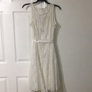 Lace white dress
